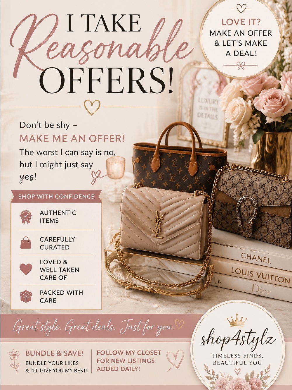 ✨ shop4stylz • Luxury Finds • Reasonable Offers Welcome ✨